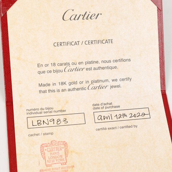 Cartier Love 18k Rose Gold Diamond Pave Ring - Picture 6 of 6